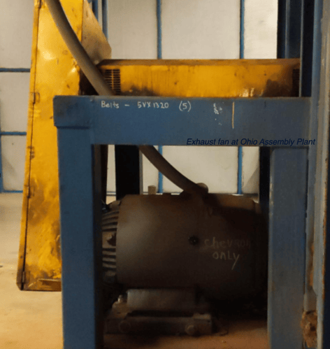 Exhaust fan at Ohio Assembly Plant